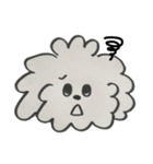 トイプードル 黒ちゃん（個別スタンプ：8）