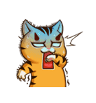 evil fat cat（個別スタンプ：23）