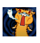 evil fat cat（個別スタンプ：24）
