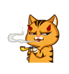evil fat cat（個別スタンプ：35）