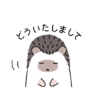 ハリネズミのよく使うスタンプ（個別スタンプ：4）