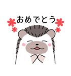 ハリネズミのよく使うスタンプ（個別スタンプ：17）