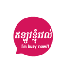 Khmer and English（個別スタンプ：11）