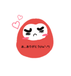 ダルマ印（個別スタンプ：12）