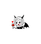 可愛い小悪魔くんスタンプ（個別スタンプ：4）