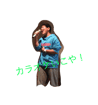 ゴリラと人間のハーフちひろで〜す。（個別スタンプ：5）