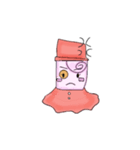 マシュマロ 桃（個別スタンプ：3）