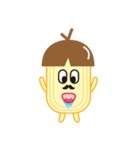 Omelet melon daily emotions（個別スタンプ：14）