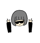 グラサンパリピグレーショートとおまけ（個別スタンプ：1）
