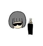 グラサンパリピグレーショートとおまけ（個別スタンプ：3）