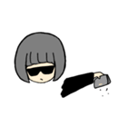グラサンパリピグレーショートとおまけ（個別スタンプ：9）