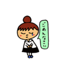 飲食店の女の子（日常生活用）（個別スタンプ：5）
