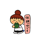 飲食店の女の子（日常生活用）（個別スタンプ：6）