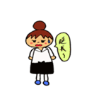 飲食店の女の子（日常生活用）（個別スタンプ：11）