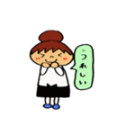 飲食店の女の子（日常生活用）（個別スタンプ：13）