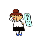 飲食店の女の子（日常生活用）（個別スタンプ：19）