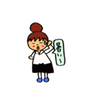 飲食店の女の子（日常生活用）（個別スタンプ：31）