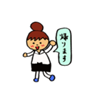 飲食店の女の子（日常生活用）（個別スタンプ：37）