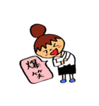 飲食店の女の子（日常生活用）（個別スタンプ：38）