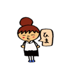 飲食店の女の子（日常生活用）（個別スタンプ：39）