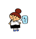 飲食店の女の子（日常生活用）（個別スタンプ：40）