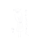 影が薄くなりたい人のための薄いスタンプ（個別スタンプ：18）