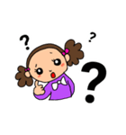天然パーマの女の子良く使う言葉ver.（個別スタンプ：28）