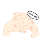 hand signal version1（個別スタンプ：2）