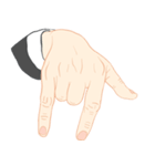 hand signal version1（個別スタンプ：26）