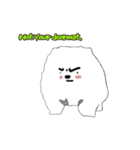 a cute white puppy with smile（個別スタンプ：28）