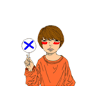 無表情兄弟（個別スタンプ：6）