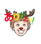 おかおのクリスマス（個別スタンプ：14）