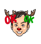 おかおのクリスマス（個別スタンプ：16）