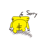 pretend to be a tiger to prey on the pig（個別スタンプ：11）