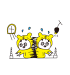 pretend to be a tiger to prey on the pig（個別スタンプ：21）
