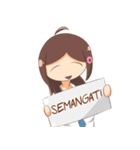 Indonesia School Girl（個別スタンプ：7）