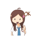 Indonesia School Girl（個別スタンプ：9）