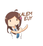 Indonesia School Girl（個別スタンプ：14）