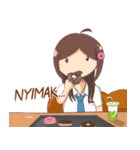 Indonesia School Girl（個別スタンプ：15）