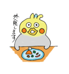 おかめインコの夫婦（個別スタンプ：23）
