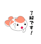 敬語な金魚さん（個別スタンプ：5）