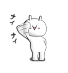 うさぎに顔文字でうさガオ（個別スタンプ：16）