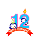 1歳から40歳までの誕生日を祝うスタンプ（個別スタンプ：12）