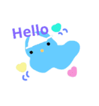 カラフルポップ妖精＆幽霊ちゃん英語日本語（個別スタンプ：29）
