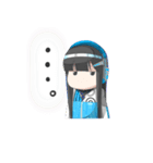 メガネちゃんとロングちゃん（個別スタンプ：15）