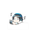 メガネちゃんとロングちゃん（個別スタンプ：20）