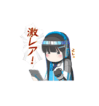 メガネちゃんとロングちゃん（個別スタンプ：22）