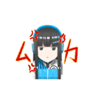 メガネちゃんとロングちゃん（個別スタンプ：37）