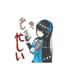 メガネちゃんとロングちゃん（個別スタンプ：39）