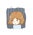 Fat Short Girl（個別スタンプ：3）